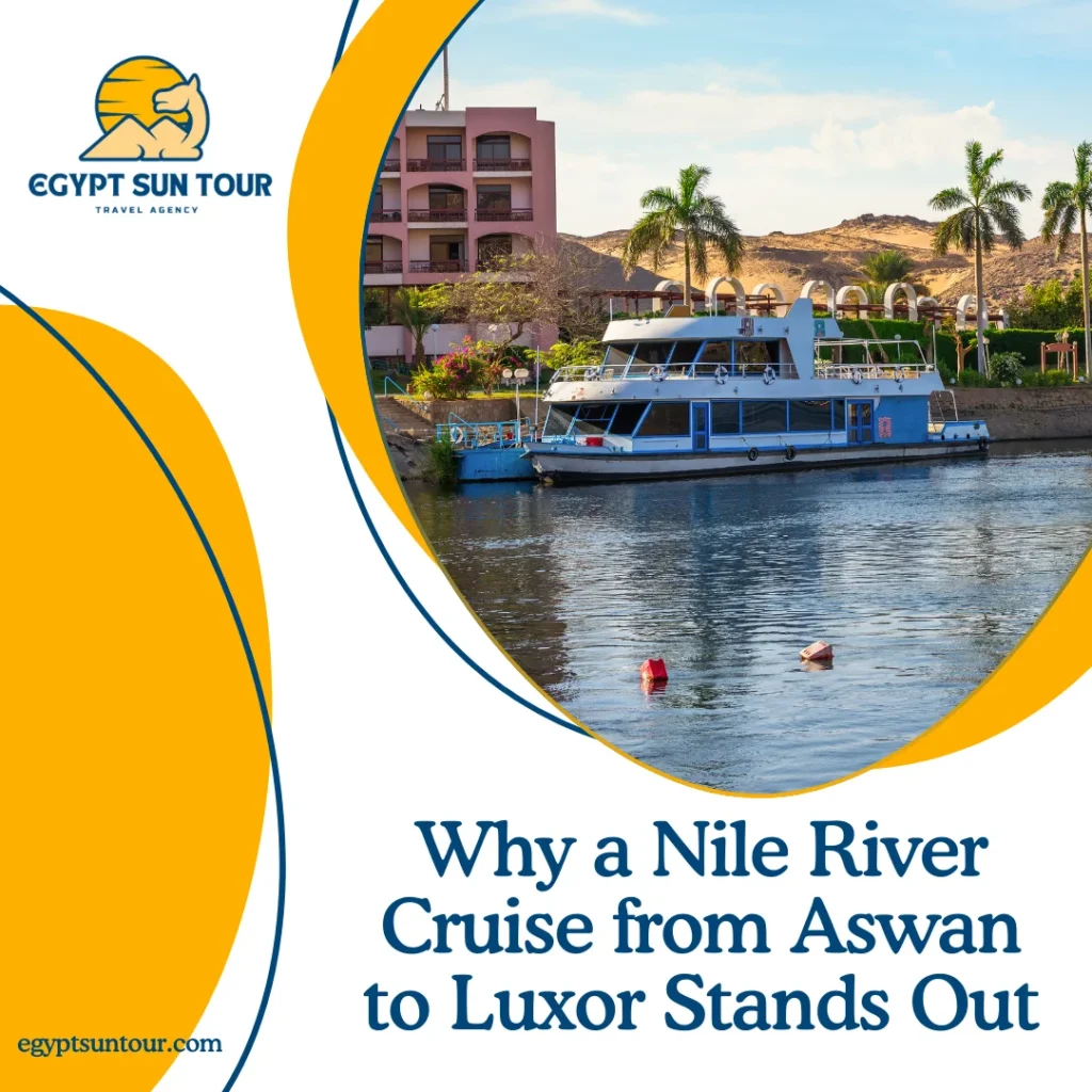 Nile River cruise Aswan to Luxor